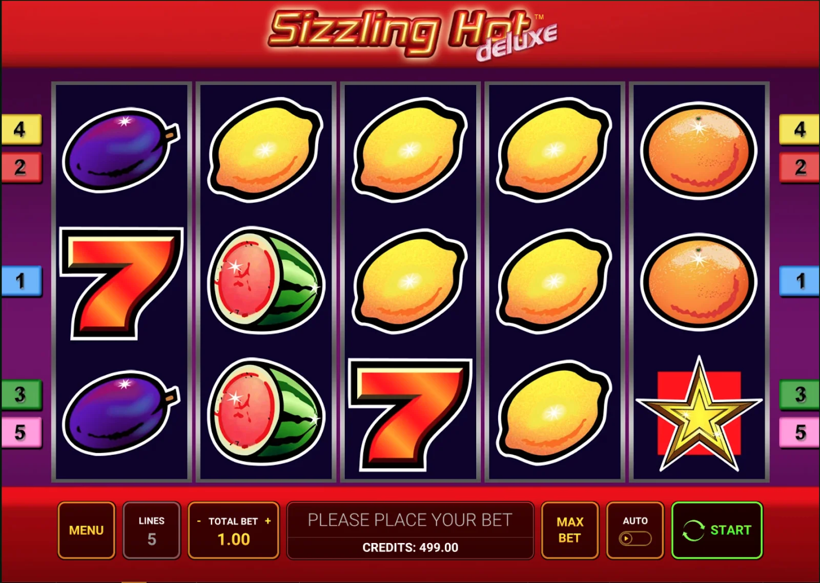 Sizzling Hot slot w Zdrapki Kasyno